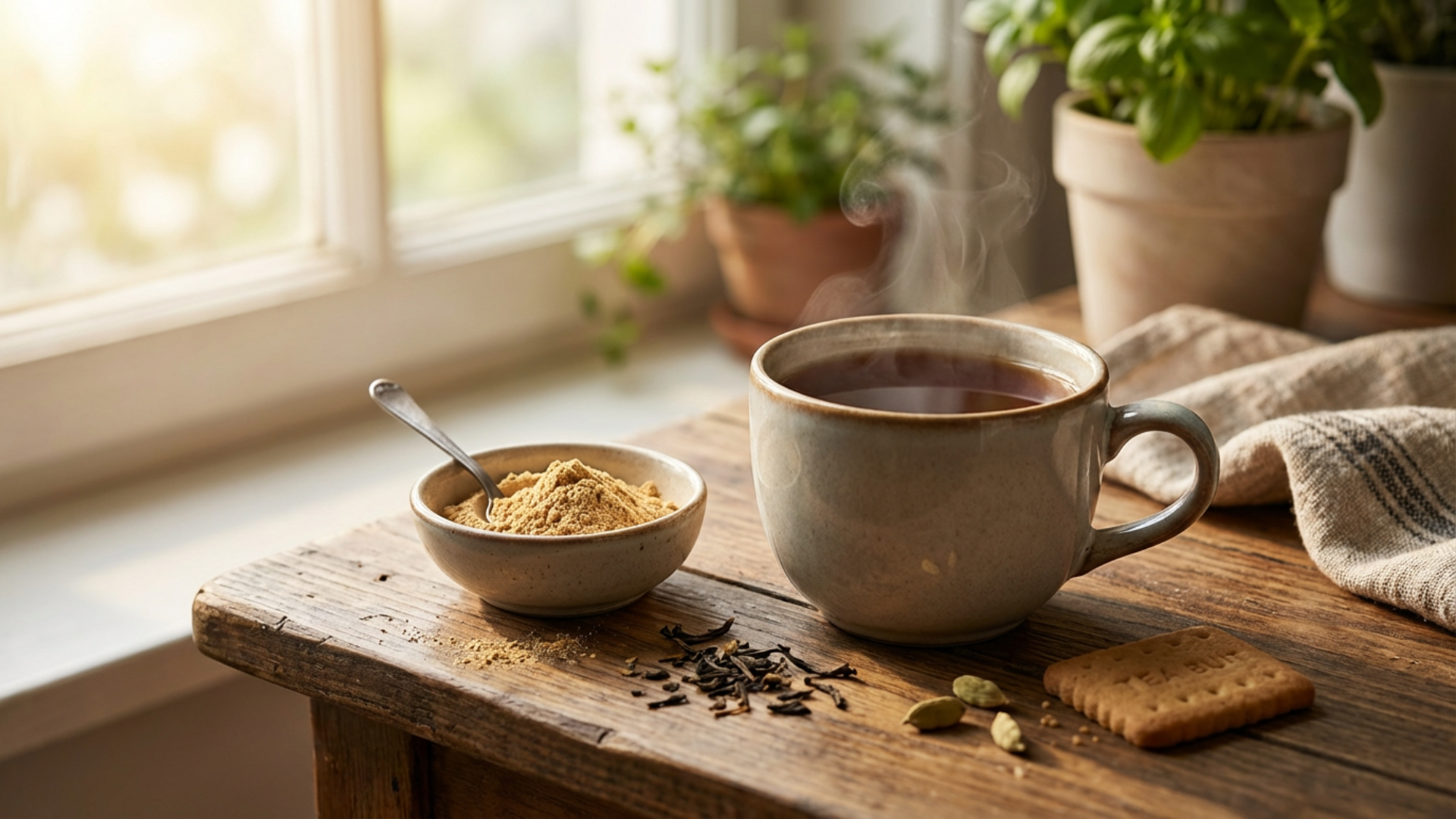 Kadak Ginger Chai recipe