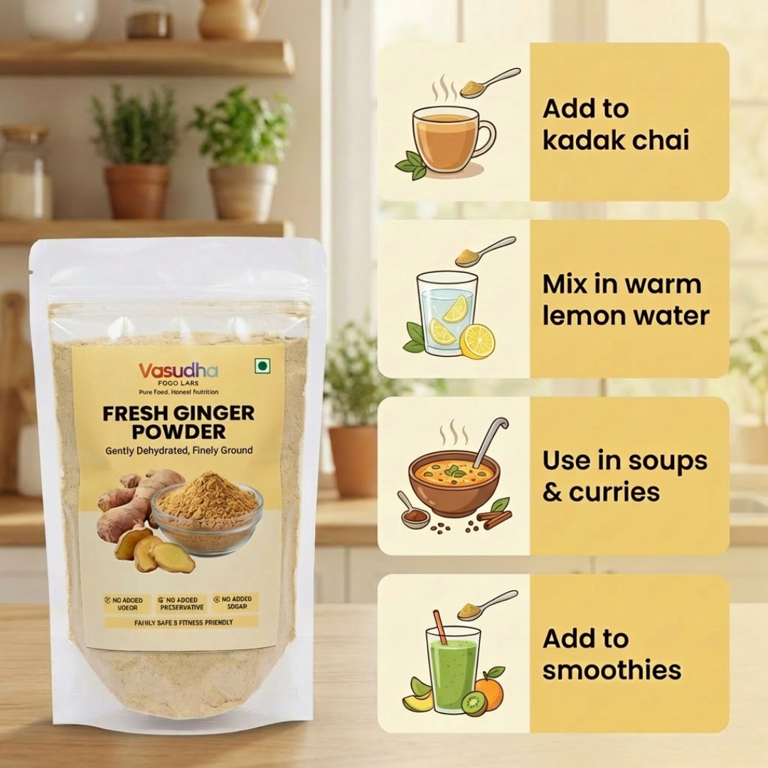 Ginger Powder – 100% Natural Dehydrated Spice Powder