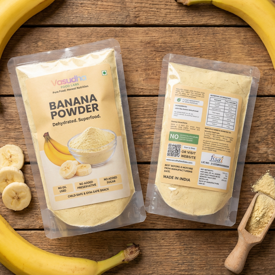 Banana Powder – 100% Natural Dehydrated Banana Powder