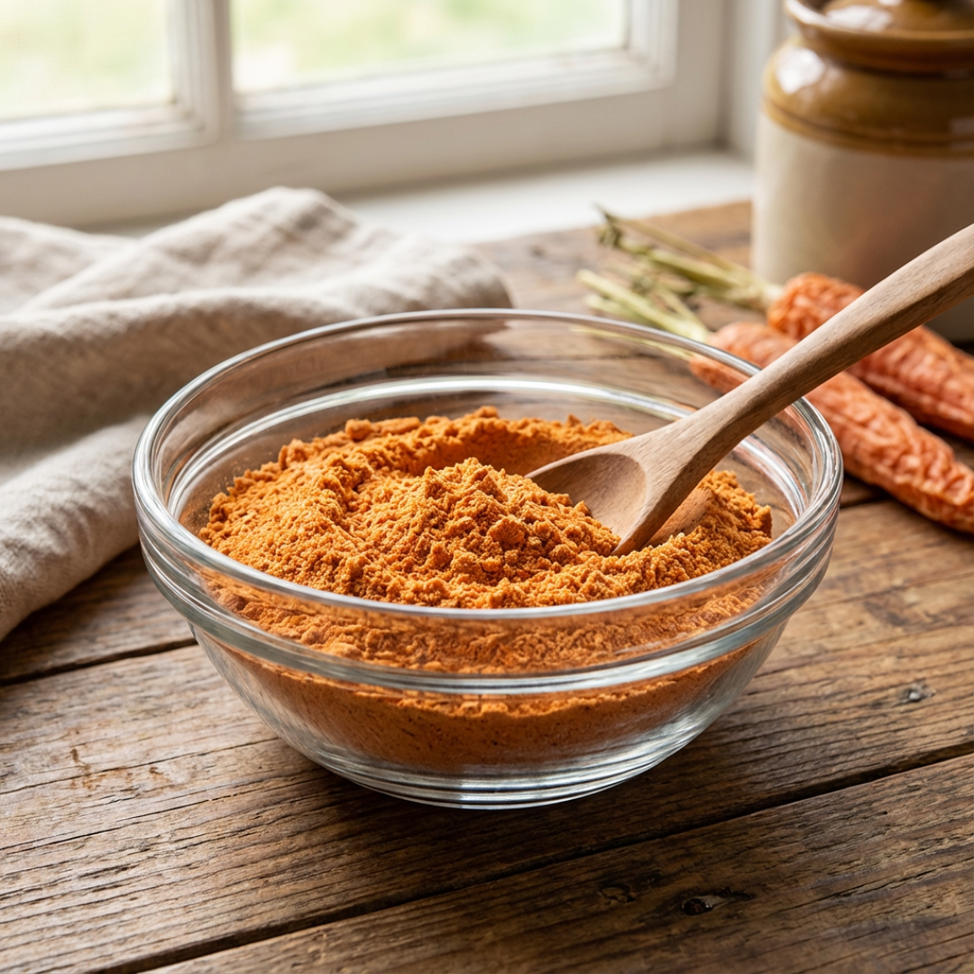 Carrot Powder – 100% Natural Dehydrated Vegetable Powder